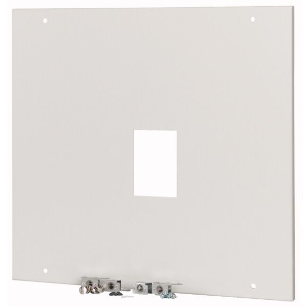 XMN43F06C-XMV Front plate, NZM4, 3p, fixed version, rotary handle with interlock, W=600mm image 1