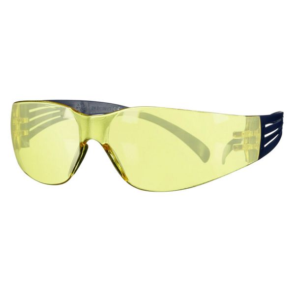 3M™ SecureFit™ 100 Safety Glasses, Blue frame, Anti-Scratch / Anti-Fog image 5