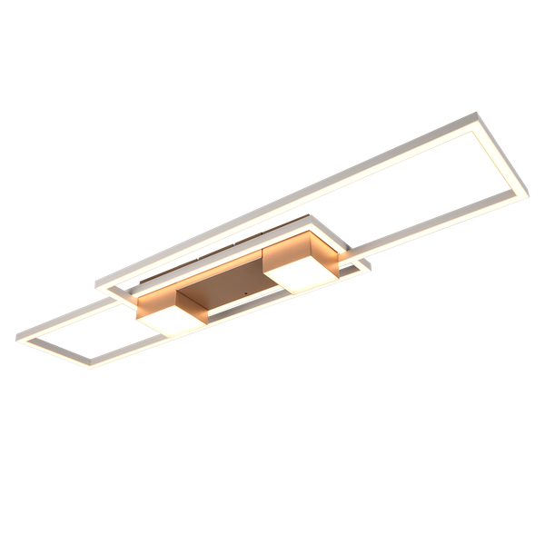 Albany LED ceiling lamp coffee brown image 1