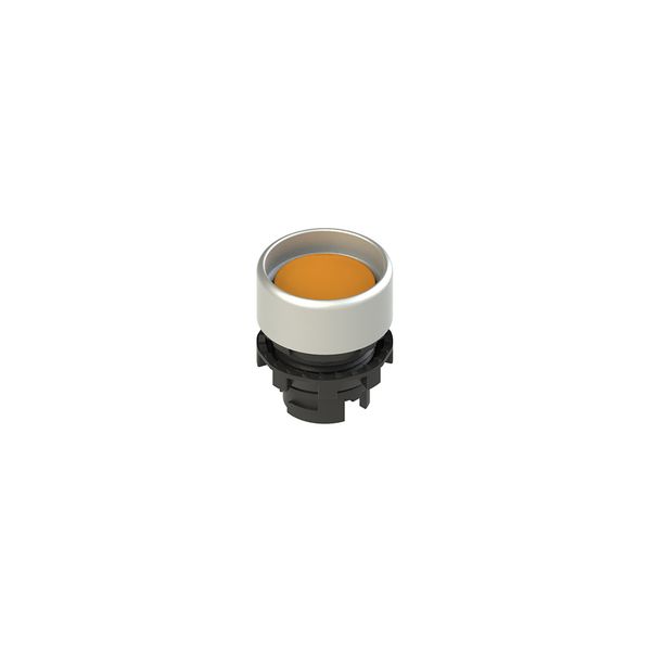 Spring-return orange booted pushbutton image 2