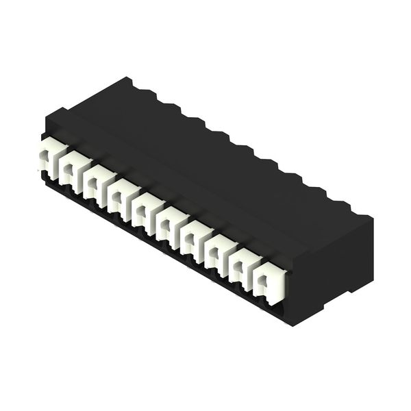Printed circuit board terminals, 3.50 mm, Number of poles: 10, 90°, black, PUSH IN with actuator, Clamping range, max. : 1.5 mm², Tape image 2