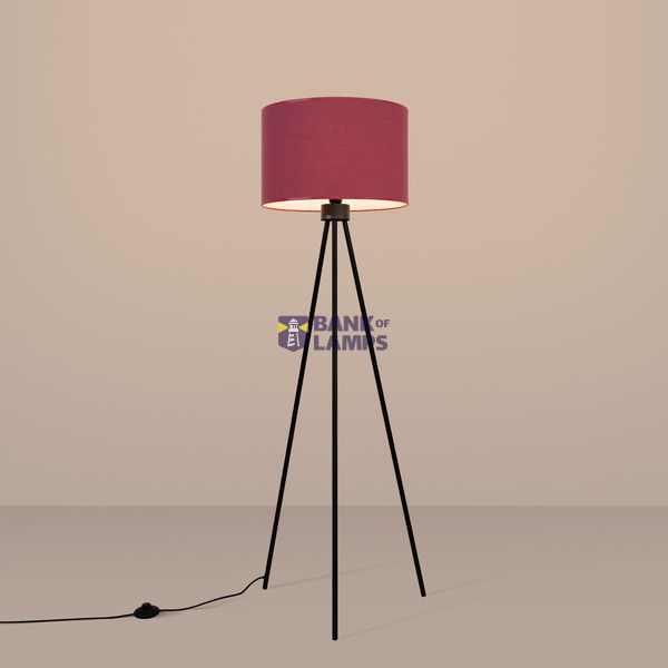 Floor lamp NEVIA burgundy image 2
