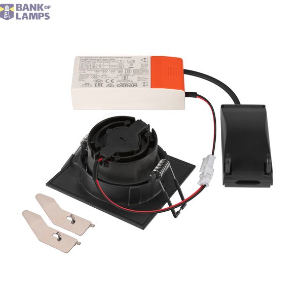 NEW TRIA® UNIVERSAL 68, recessed ceiling light, 2500/3000/4000K, 60°, IP 20, square, black image 3