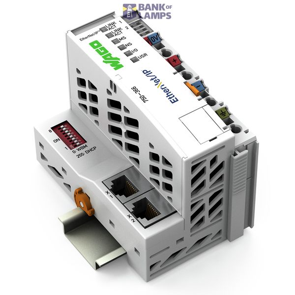 Fieldbus Coupler EtherNet/IP 4th generation DLR light gray image 1