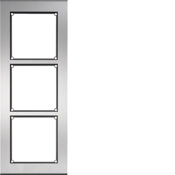 ELCO FMO-3/1EM modular stainless steel door station, mounting frame, image 1