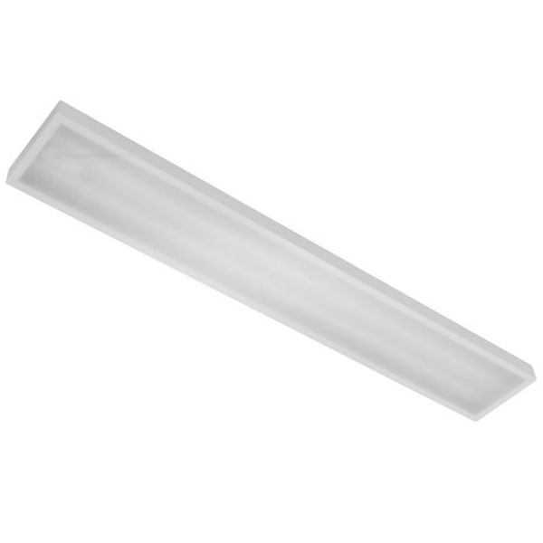 MODUS MEGA LED 1220mm, narrow beam, 2x LED , 840, opal PC cover, pendant, IK10,  2100mA non-dimmable, with gear box image 1