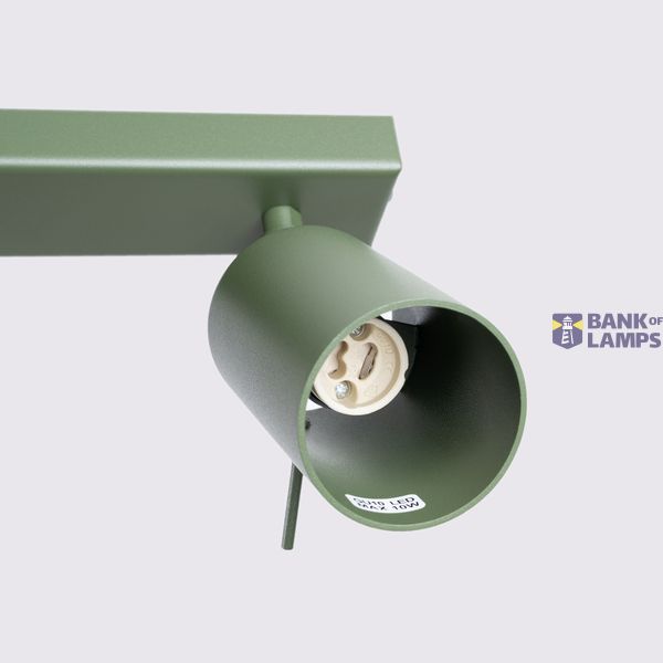 RING CEILING LAMP 6L OLIVE GREEN 6XGU10 image 4