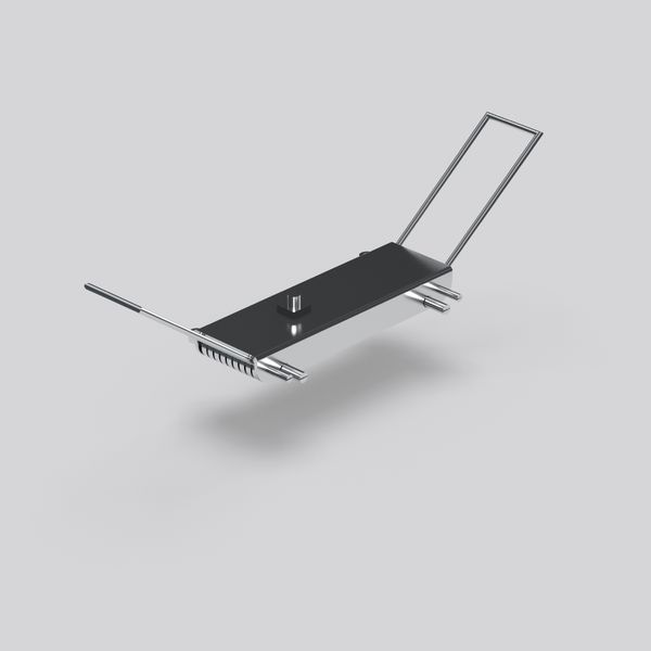 Installation springs L 129 B 20 H 8 colour: aluminium image 2