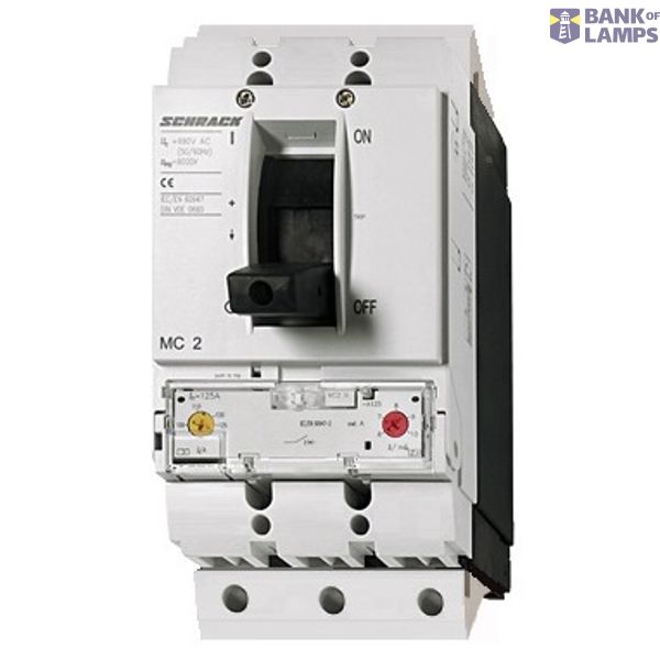 Moulded Case CB Type A, 3-pole, 50kA, 160A  plug in type image 1