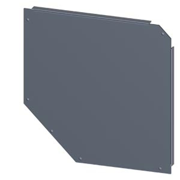SIVACON, floor, for corner cubicle, IP55, D: 400 mm, zinc-plated image 2