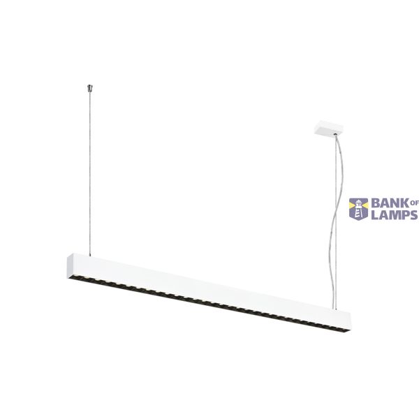 GLENOS© PRO, pendant light, DALI, UGR16, 4000K, 75ø, wh/bl image 1