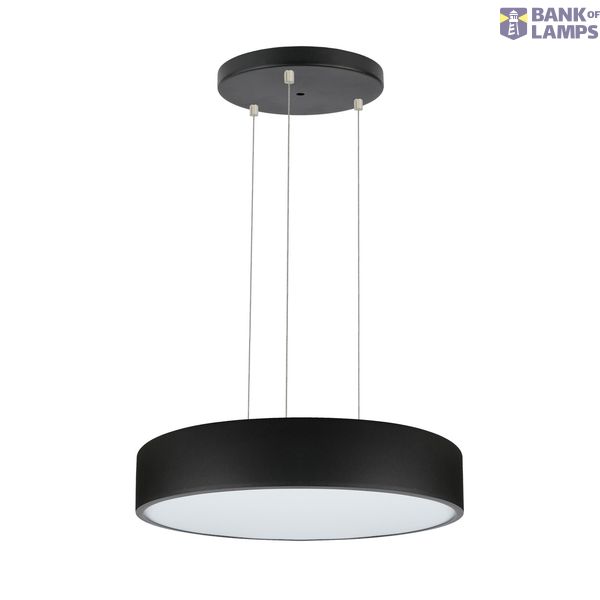 NYMPHEA LED 230V 54W IP20 NW suspended black image 1