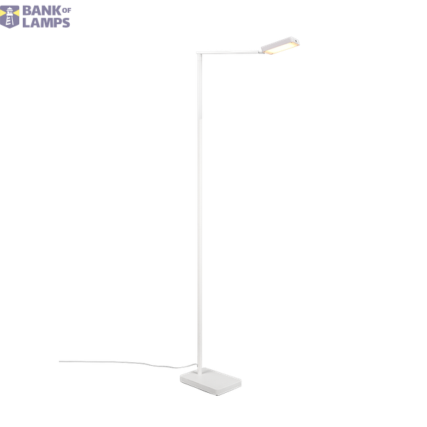 Pavia LED floor lamp matt white image 1