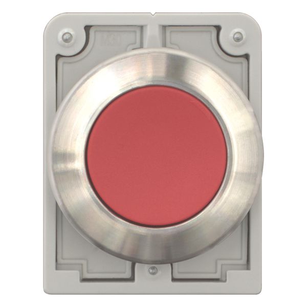 M30I-FDR-R Pushbutton, RMQ-Titan, flat, maintained, red, blank, Front ring stainless steel image 5