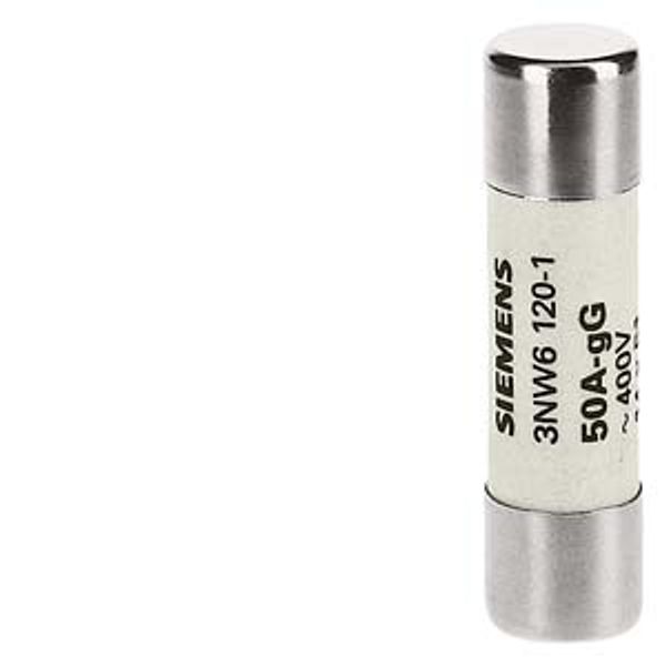 SENTRON, cylindrical fuse, 14 x 51 mm, 40 A, gG, Un AC: 500 V image 1
