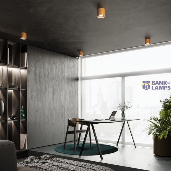 CEILING LAMP MICA GOLD GU10 1X10W IP20 image 5
