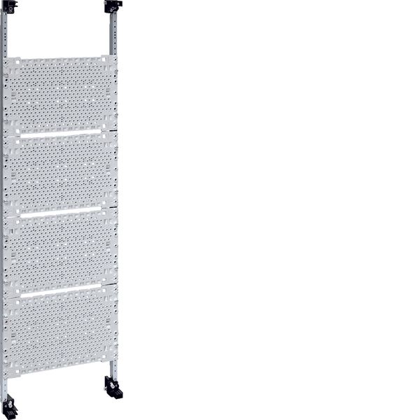 Kit with plastic mount. plates 1x6 rows image 1