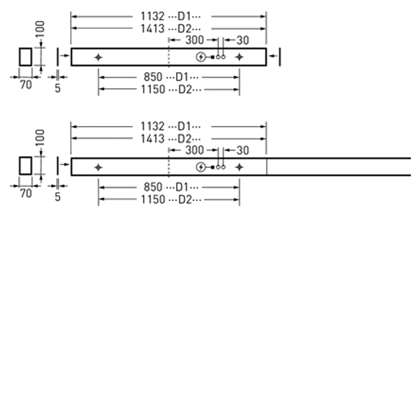 Surface-mounted luminaire Solvan Flow D Prisms White rectangular ET 29W 3700lm Wide reduced glare UGR19 (W19) IK03 3 SDCM image 1