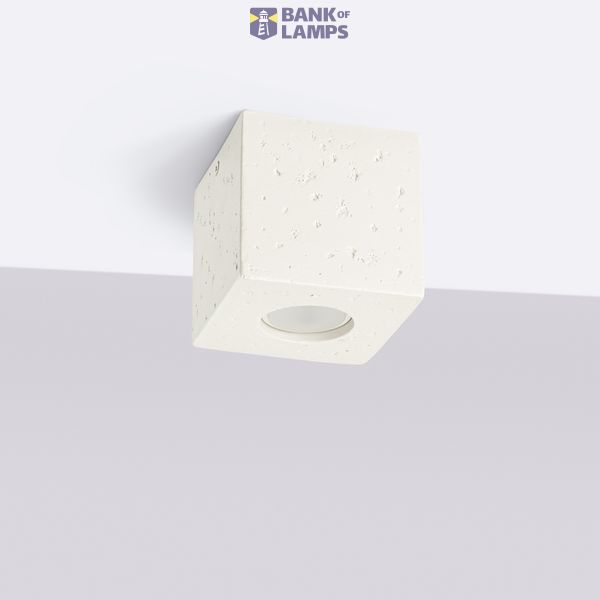 Ceiling lamp QUAD concrete beige image 10