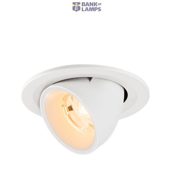 NUMINOS© GIMBLE S recessed ceiling lig 2700K 20ø IP20 rnd wh image 1