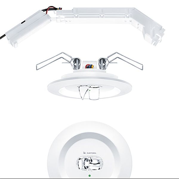RESCLITE PRO MRCR ESC90 E1D WH - Safety luminaire image 1