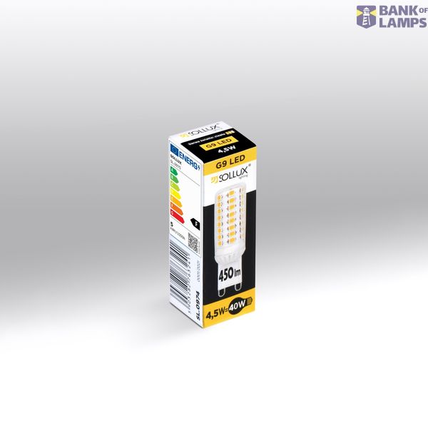 LED bulb G9 3000K 4,5W 450lm image 2