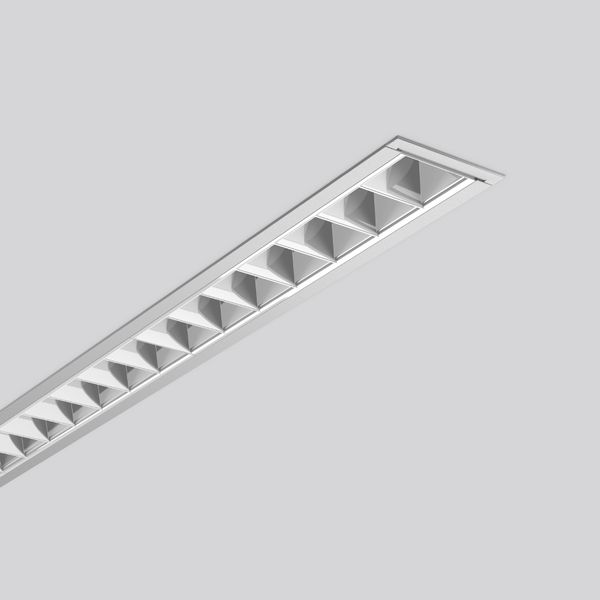 LESS IS MORE 50, 48 W, 5900 lm, 830, silver, DALI Recessed ceiling and image 1