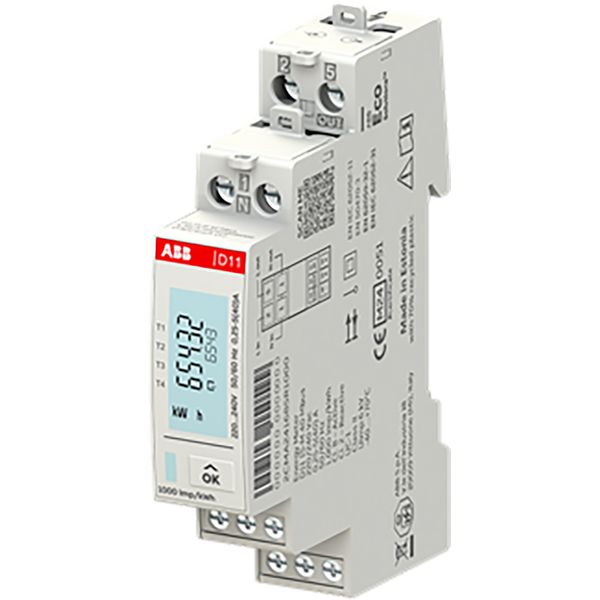 D11 15-M 40 Mbus, Energy meter'15', M-bus (wired), Single-phase, 40 A image 1