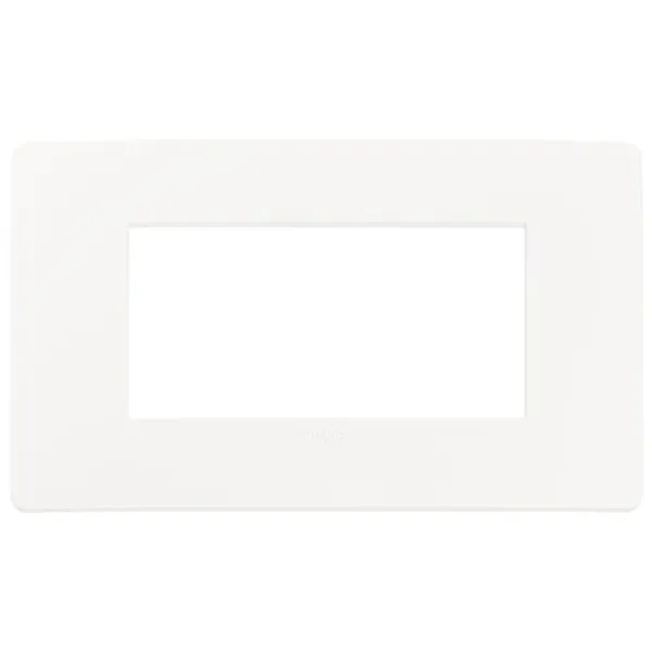 Plana Up 4M cover plate, matt white image 1