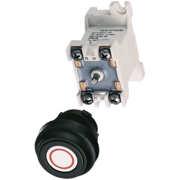 T0-1-8214/I1 Changeoverswitches, T0, 20 A, surface mounting, 1 contact unit(s), Contacts: 2, 45 °, momentary, With 0 (Off) position, with spring-return from both d image 190