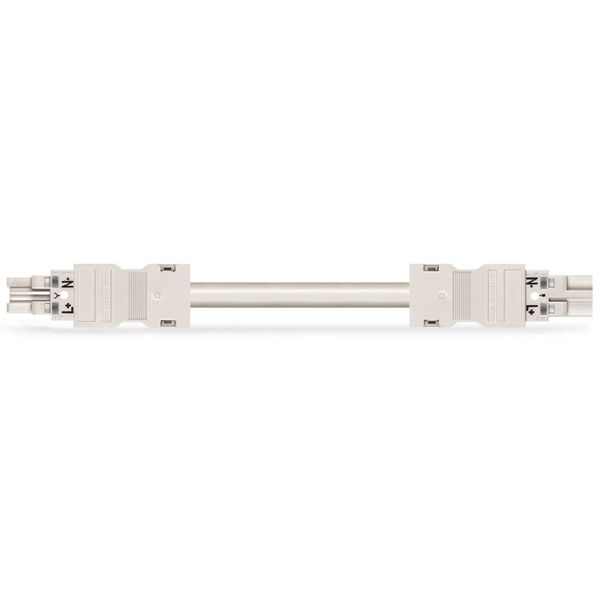 pre-assembled interconnecting cable Eca Socket/plug white image 2