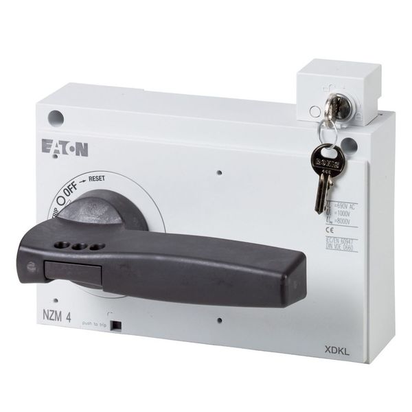 NZM4-XDKL Rotary handle, + key lock, size 4 image 4