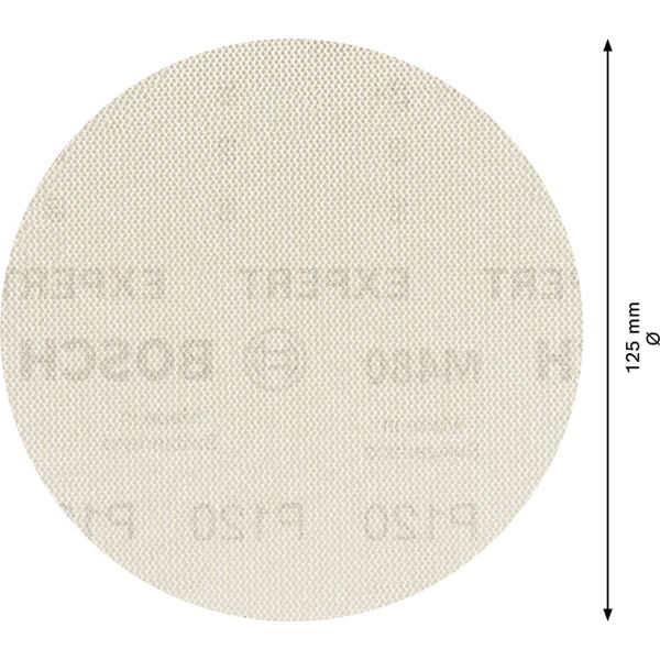 EXPERT M48 Sanding Net for Random Orbital Sanders 125 mm, G 12 5-pc image 1