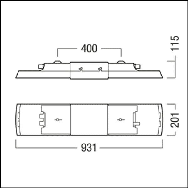 EXENEO L 7250-840 OP MB M25K - moisture-proof diffuser luminaire image 2