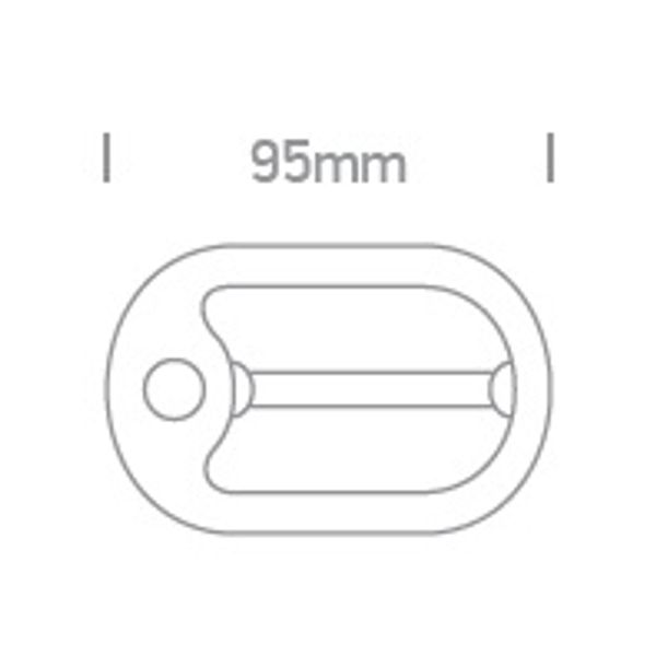 Magnet portable LED light, size M, Black image 2