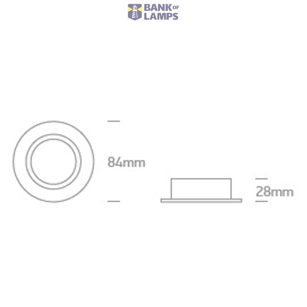 WHITE ADJUSTABLE GU10 10W image 2