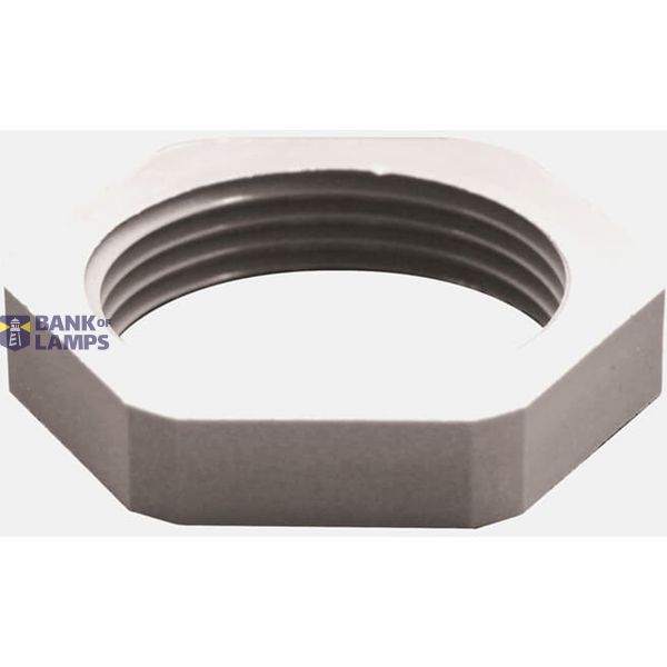 Locknut Polyamide 6 with 25 Percent Glass Fibre PG29 RAL 7001 image 1