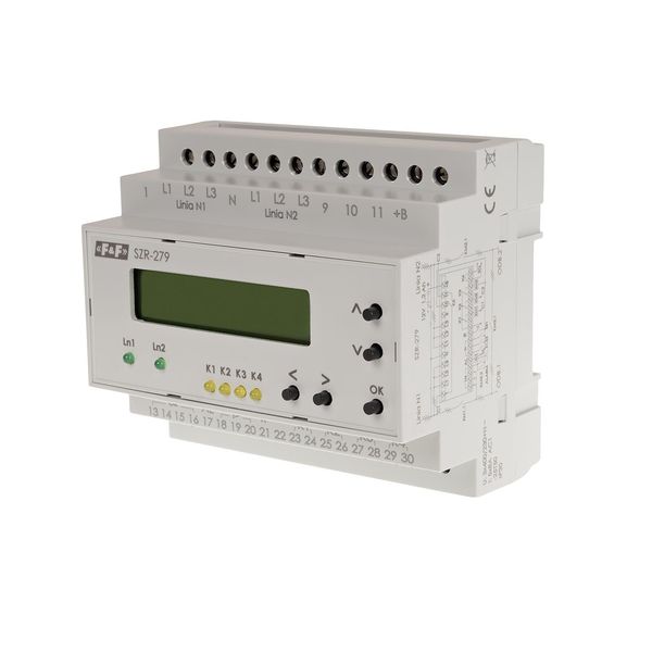 Backup switch controller, 3- and 4-wire network, 24Ã·450V AC, three-line, Imax image 1