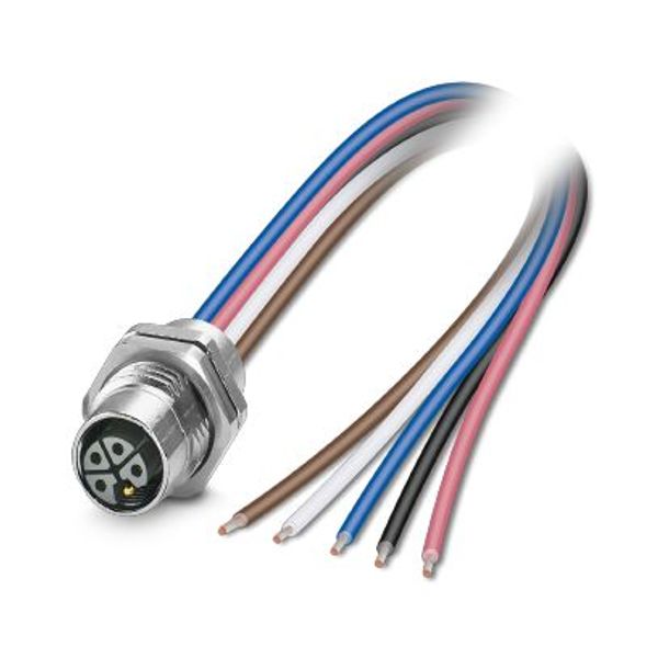 SACC-DSI-M12FSL4FEM16/0,2GR-1,5 - Device connector, rear mounting image 3