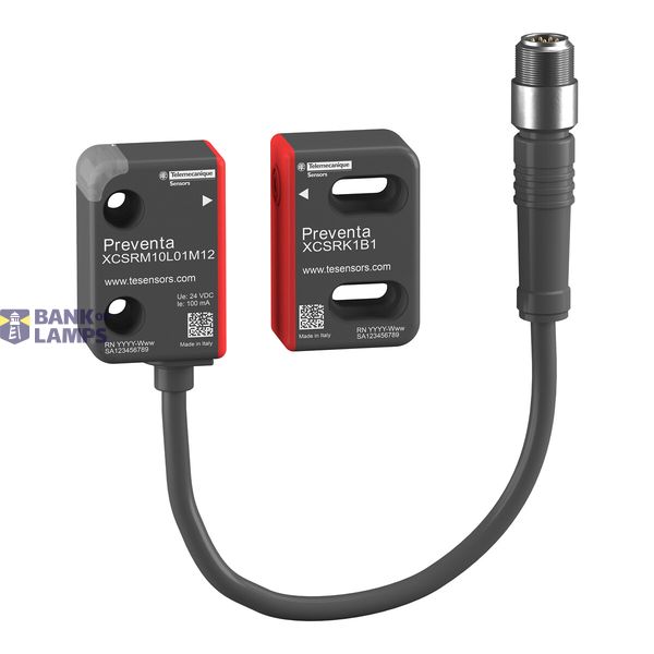 Miniature RFID safety switch, Single model, unique pairing, M12-8pin p image 1