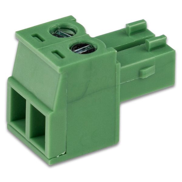 Screw plug 2-pole. 250V/8A, 28-16 AWG/0.5-1.5mm2 image 1