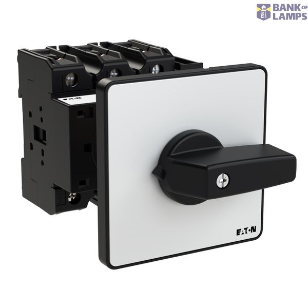 P3 Main switch, 80 A,Rear mounting, 3 pole, Form Z, Black, Door coupli image 5