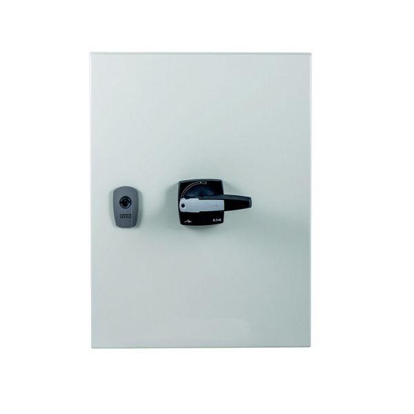 DMM-160/3/SE4/P-G Switch-disconnector, DMM, 160 A, 3 pole, STOP function, with grey knob, in steel enclosure image 6