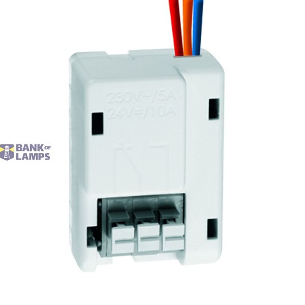 Switching relay PROTECTOR K, 24V DC/10A, 230V AC/5A, white image 1
