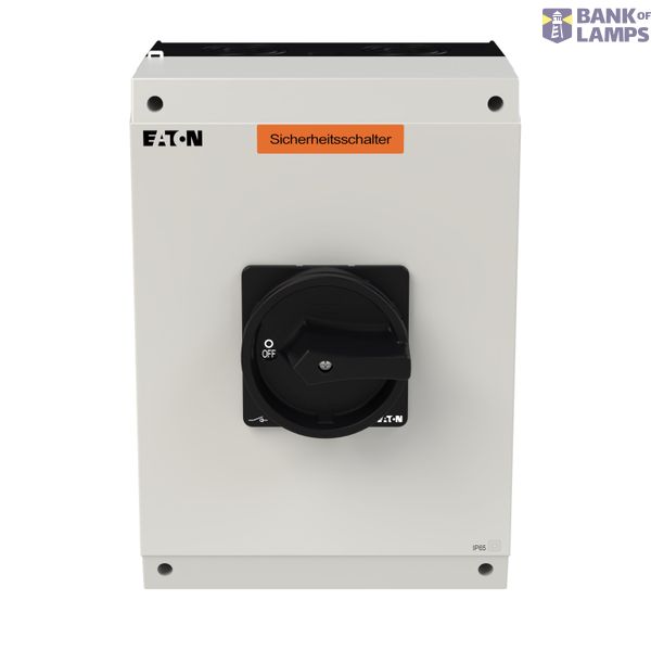 P3 Insulated enclosure, 80 A,Surface mounting, 3 pole, Form I5-SI, Bla image 5