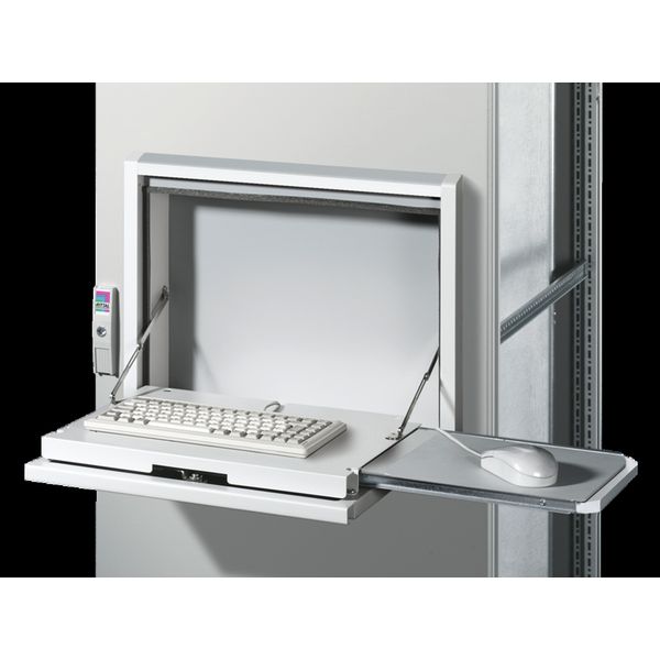 SZ Support for mousepad, pull-out, with Mouse holder, for SZ folding keyboard image 2