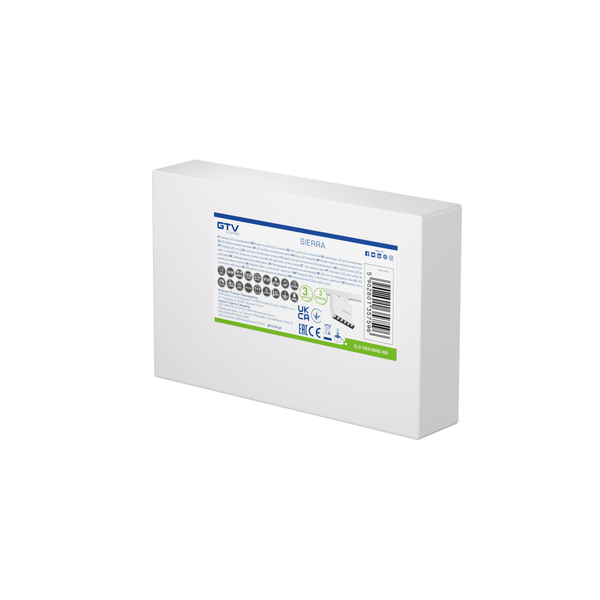 LED track luminaire SIERRA, 18 W, 1620 lm, 4000K, AC220-240V, IP20, 48°, white image 2