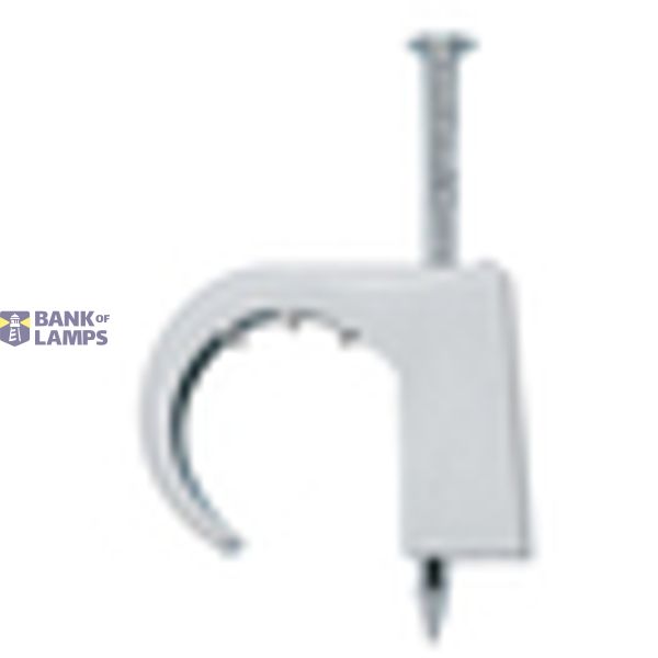 Wall nail clip with steel nail 4-7mm/2.0x25mm image 2