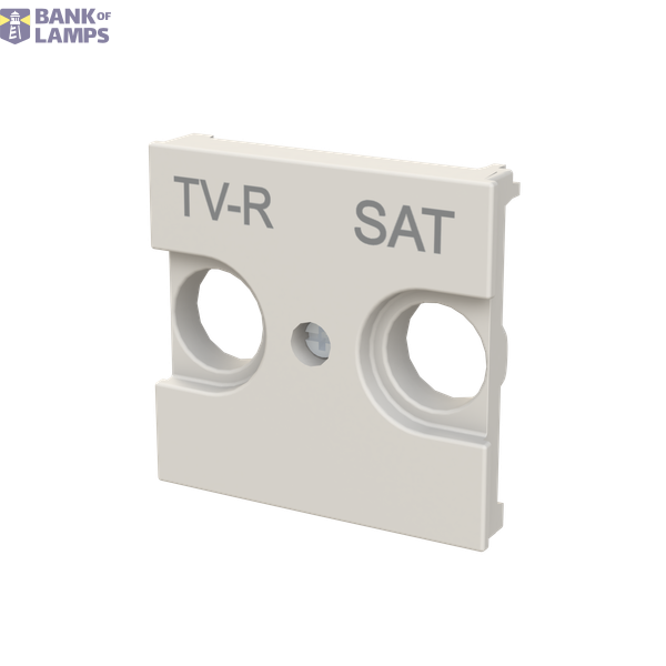Cover plate for TV-R/SAT - 2M - Dune image 2