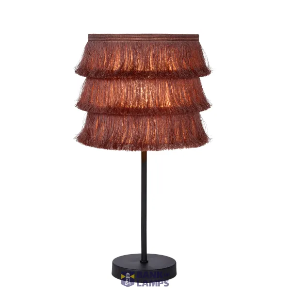 Lucide EXTRAVAGANZA TOGO - Table lamp - Ø 18 cm - 1xE14 - Pink image 1
